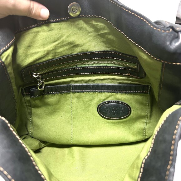 Sofia C cowhide and leather shoulder bag - Picture 9 of 11